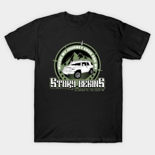 WHERE MY JOURNEY BEGINS T-Shirt